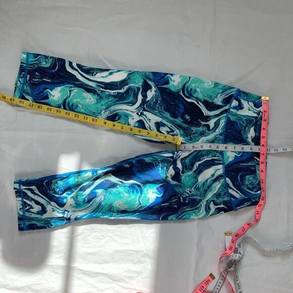 PATAGONIA green cropped leggings sz S womens - Picture 7 of 10